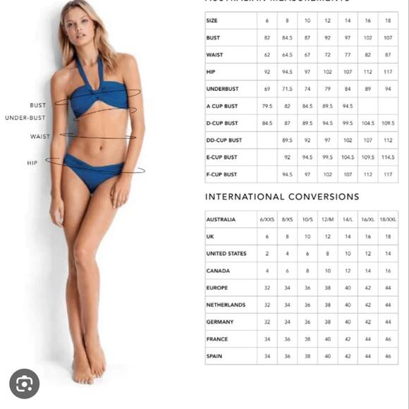 Seafolly Active DD Cup Bralette Bikini Top in Black DD Cup NWOT 6US - Picture 7 of 7